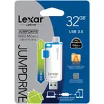 USB Lexar 3.0 m20 32gb jump drive Interface: micro-USB, USB 3.0 ,Capacity: 32GB ,write speed: 60MB/s ,read speed: 120MB/s